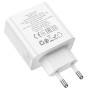 Сетевое зарядное устройство Hoco C113A Awesome PD65W QC3.0, White