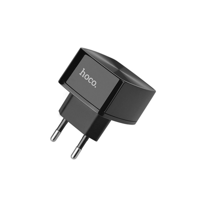 Сетевое зарядное устройство HOCO C26 QC 3.0 USB 3.0A, Black, без кабеля