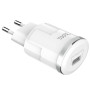 Сетевое зарядное устройство Hoco C37A USB 2.4A Lightning 1м White