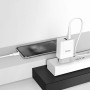 Мережевий зарядний пристрій Hoco C80A USB, 3.1A PD, QC3.0 18W Type-C-Type-C 1m, White
