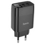 Сетевое зарядное устройство Hoco C86A 2 USB 2.4A Type-C 1м