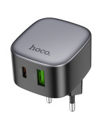 Сетевое зарядное устройство Hoco CS32A Type-C / USB QC3.0 PD20W без кабеля, Black