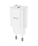 Сетевое зарядное устройство HOCO N14 Type-C PD20W без кабеля, White