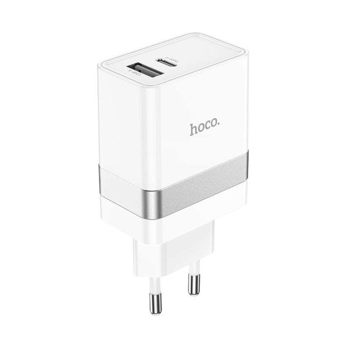 Сетевое зарядное устройство HOCO N21 Type-C PD30W без кабеля, White