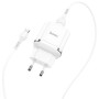 Сетевое зарядное устройство Hoco N3 USB 3.0A QC3.0 18W microUSB 1m