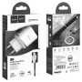 Сетевое зарядное устройство Hoco N3 USB 3.0A QC3.0 18W microUSB 1m