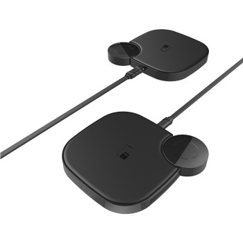 Беспроводное зарядное устройство Hoco S5 2in1 для смартфонов со стандартом Qi, Black