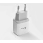 Мережевий зарядний пристрій Hoco C33A Micro USB (White), без кабеля