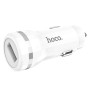 Aвтомобільний зарядний пристрій Hoco Z27A QC 3.0 3A USB White
