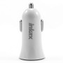 Зарядное устройство Inkax CD-43 (сетевое + автомобильне) 1A Micro-USB, White