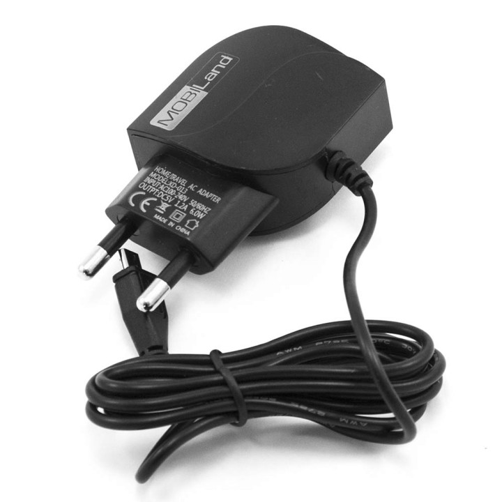 Мережевий зарядний пристрій MobiLand XD-013 2USB 1.2А micro USB, 1м