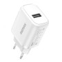 Мережевий зарядний пристрій Remax RP-U38 USB PD QC3.0 3A без кабеля, White