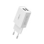 Сетевое зарядное устройство WK WP-U56i 2USB 2A с кабелем Lightning, White