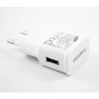 Зарядка от сети 220В, адаптер USB Samsung ETA-U90EWE, 2A White