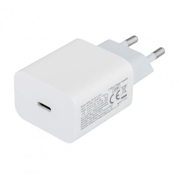 Мережевий зарядний пристрій XO A829 120167C 20W 1Type-C, cable Lightning, White