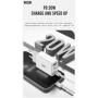 Сетевое зарядное устройство XO L101 с кабелем Micro USB 1USB / 2Type-C QC3.0 20W, White