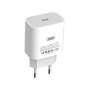 Сетевое зарядное устройство XO L40 Type-C PD 3A 18W, без кабеля, White