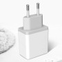 Сетевое зарядное устройство XO L31 2 USB 2.4A lightning 1м, White