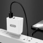 Сетевое зарядное устройство XO L31 2 USB 2.4A lightning 1м, White