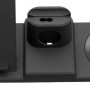 Безпровідний зарядний пристрій ZBS N39 4 в 1 для смартфонів з технологією Qi, Apple Watch, AirPods + функція підігріву чашки, Black