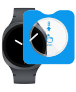Захисне скло HD Clear для смартгодинників Samsung Galaxy Watch8 Classic 46mm з рамкою для поклейки
