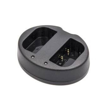 Зарядний пристрій PowerPlant для Panasonic DMW-BLF19E для двох акумуляторів, Black