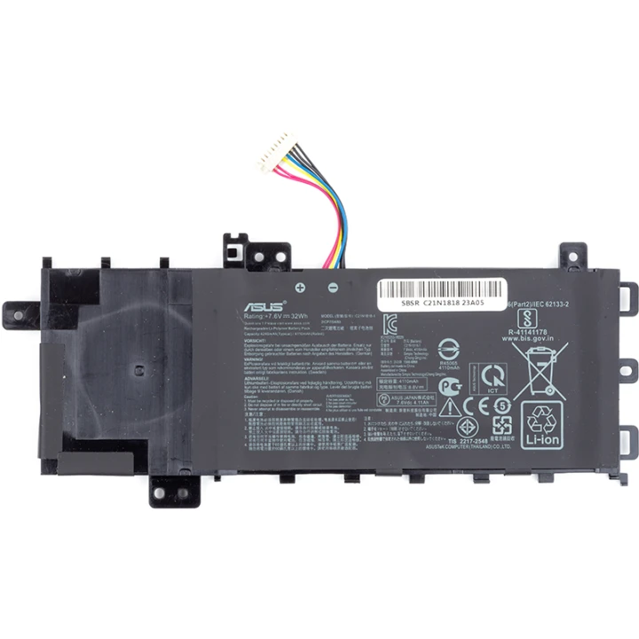 Аккумулятор PowerPlant для ноутбуков ASUS VivoBook 14 X412FJ (C21N1818) 7.6V 4212mAh