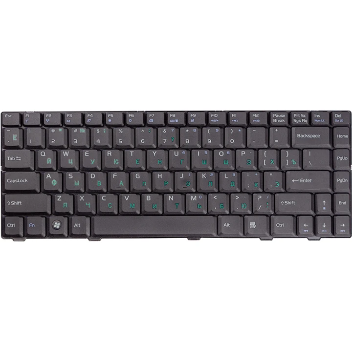 Клавіатура для ноутбука ASUS F80, F82, K41, Black