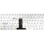 Клавіатура для ноутбука ASUS F80, F82, K41, Black