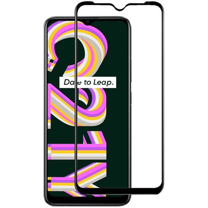Захисне скло Full screen PowerPlant для Realme C21Y