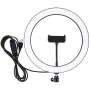 Кільцева USB LED лампа Puluz PU407 11.8", Black