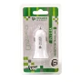 Автомобильное зарядное USB-устройство PowerPlant 2.1A, White