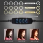 Кільцева USB LED лампа Puluz PU378 6.2", Black