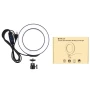 Кільцева USB LED лампа Puluz PU378 6.2", Black