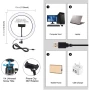 Кільцева USB LED лампа Puluz PU407 11.8", Black