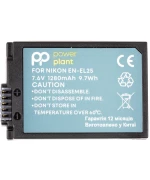 Акумулятор PowerPlant для Nikon EN-EL25 1280mAh (декодований), Black