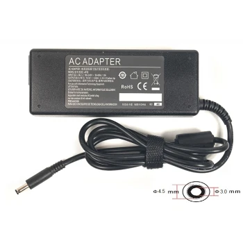 Блок живлення PowerPlant для ноутбука DELL 220V 19.5V 90W 4.62A 4.5 х 3.0
