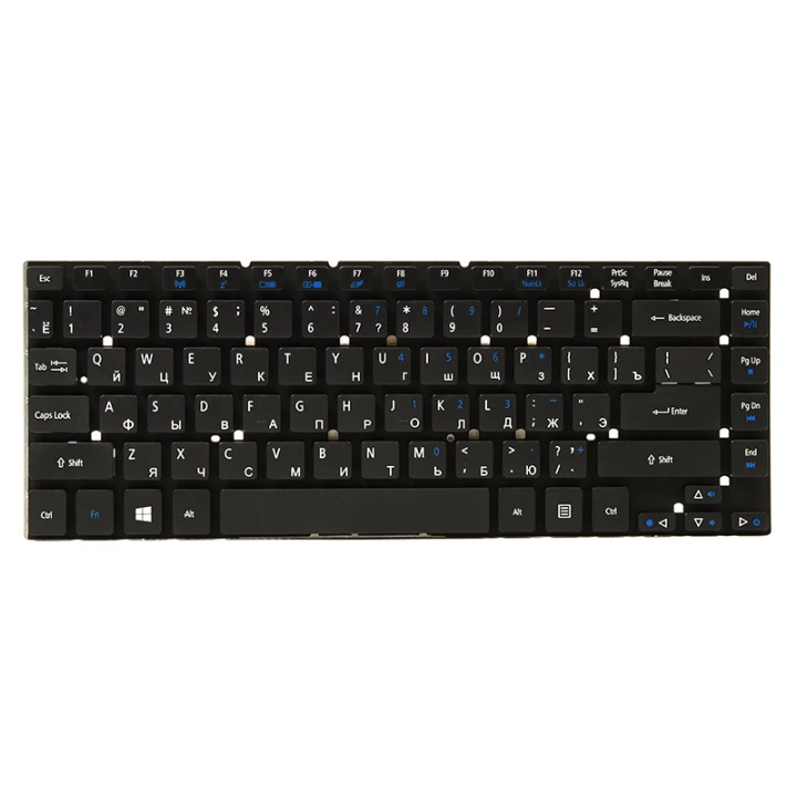 Клавіатура для ноутбука ACER Aspire 3830, 4830, без кадру, Black