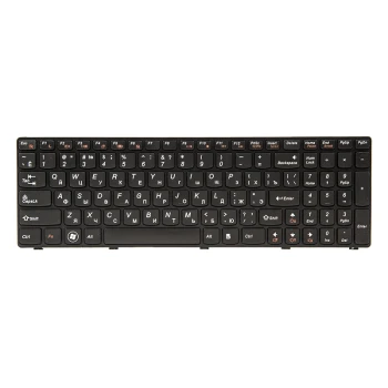 Клавиатура для ноутбука IBM/LENOVO G580, N580 черный фрейм, Black