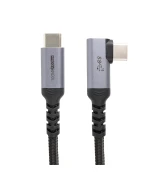 USB Кабель PowerPlant USB3.2, USB-C - USB-C, 10Gbps, 100W, 20V / 5A, 4K / 60HZ, 1м, Black