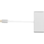 Перехідник PowerPlant Type-C (M) - 4*USB 2.0 / 3.0, HDMI, Type-C (F), White