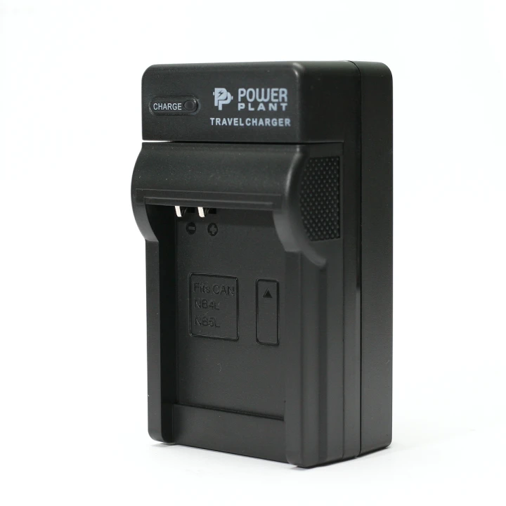Мережевий зарядний пристрій PowerPlant для Canon NB-4L, NB-8L, BP125A, Black