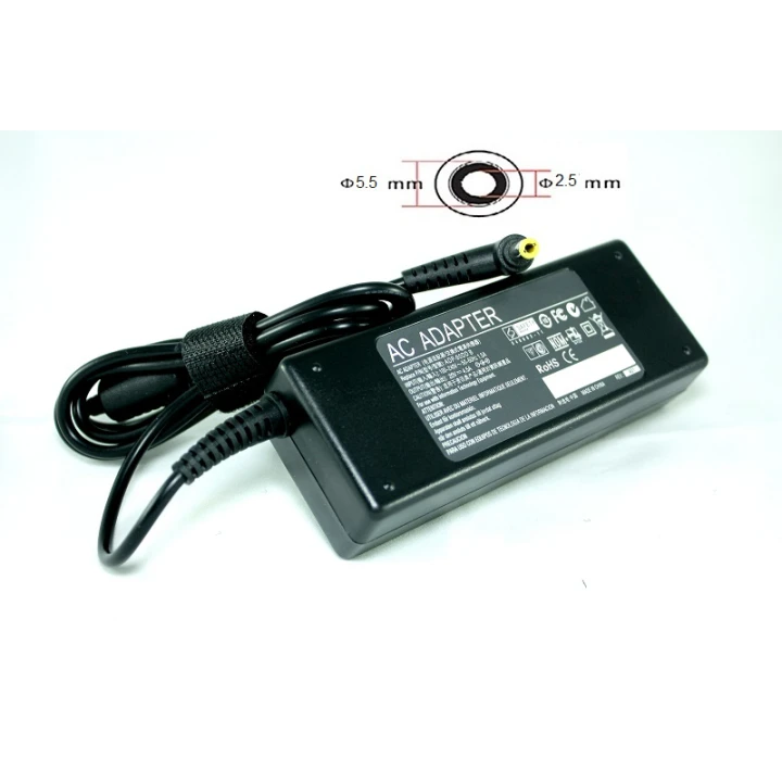 Блок питания PowerPlant для ноутбуков IBM/LENOVO 220V, 20V 90W 4.5A (5.5 х 2.5)