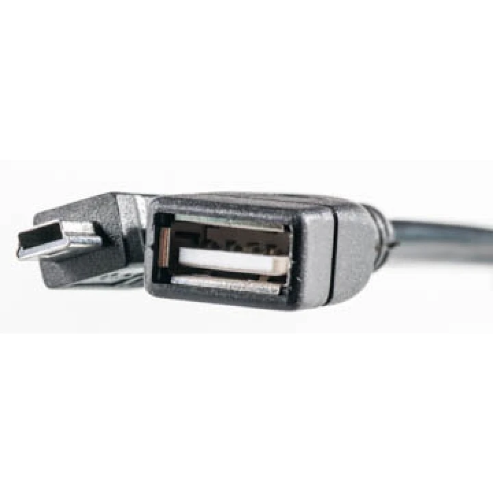 USB Кабель PowerPlant OTG USB 2.0 AF - Mini, 0.5м, Black