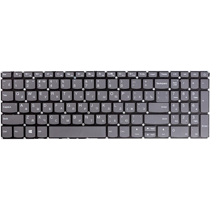 Клавіатура для ноутбука LENOVO Ideapad 320-15, 320-15ABR, Black