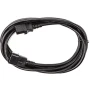 Кабель живлення PowerPlant IEC C13-C14, Cu 3x1.5мм2, 3м, Black