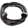 Кабель живлення PowerPlant IEC C13-C14, Cu 3x1.5мм2, 3м, Black