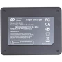 Зарядное устройство для PowerPlant для GoPro BC-GP9C для трех аккумуляторов, Black