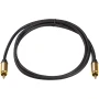 Кабель коаксиальный PowerPlant 26AWG 1 м, Black