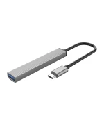 USB-хаб ORICO Type-C - USB3.0, 2xUSB2.0, TF (AH-12F-GY-BP)